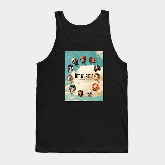 Birdlady Winter 2024 Tank Top by Happy Underground Productions